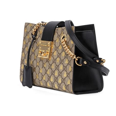 gucci bags with bee|gucci padlock small shoulder bag.